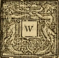 An illustration from Sermons of M. Iohn Calvine upon the Epistle of Saincte Paule to the Galathians (1574)