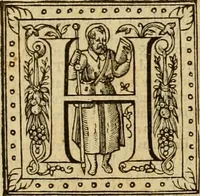 An illustration from The Sermons of M. Iohn Calvin upon the fifth booke of Moses called Deuteronomie : faithfully gathered word for word as preached them in open pulpit ; together with a preface of the ministers of the Church of Geneva ... (1583)
