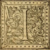 An illustration from The Sermons of M. Iohn Calvin upon the fifth booke of Moses called Deuteronomie : faithfully gathered word for word as preached them in open pulpit ; together with a preface of the ministers of the Church of Geneva ... (1583)