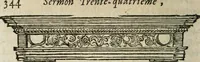 An illustration from Sermons prêchez devant son altesse roïale Madame la Duchesse d'Yorck (1684)