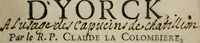 Picture 1 of 35 from Sermons prêchez devant son altesse roïale Madame la Duchesse d'Yorck (1684), leaf 2