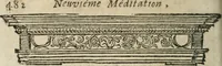 An illustration from Sermons prêchez devant son altesse roïale Madame la Duchesse d'Yorck (1684)