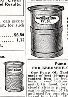 An illustration from Seroco paints : ready mixed house, barn, carriage, wagon and implement paints, shingle stains and preservatives, varnishes of every kind ... painters, glaziers and calciminers tools and supplies. (1915)