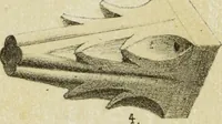 An illustration from Serrurerie du moyen-âge : les ferrures de portes (1858)