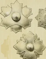 An illustration from Serrurerie du moyen-âge : les ferrures de portes (1858)