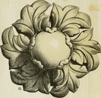 An illustration from Serrurerie du moyen-âge : les ferrures de portes (1858)