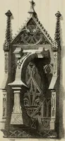 An illustration from Serrurerie du moyen-âge : les ferrures de portes (1858)