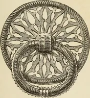An illustration from Serrurerie du moyen-âge : les ferrures de portes (1858)