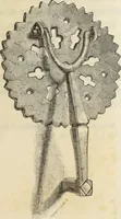An illustration from Serrurerie du moyen-âge : les ferrures de portes (1858)