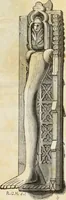 An illustration from Serrurerie du moyen-âge : les ferrures de portes (1858)