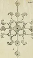 An illustration from Serrurerie du moyen-âge : les ferrures de portes (1858)