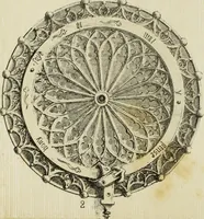 An illustration from Serrurerie du moyen-âge : les ferrures de portes (1858)