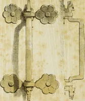 An illustration from Serrurerie du moyen-âge : les ferrures de portes (1858)