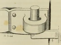 An illustration from Serrurerie du moyen-âge : les ferrures de portes (1858)