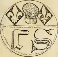 An illustration from Serrurerie du moyen-âge : les ferrures de portes (1858)