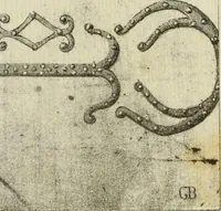 An illustration from Serrurerie du moyen-âge : les ferrures de portes (1858)
