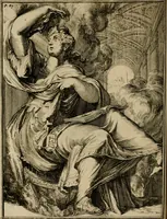 An illustration from Servatii Gallæi Dissertationes de sibyllis earumque oraculis, cum figuris æneis (1688)