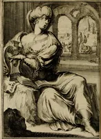 Picture 16 of 40 from Servatii Gallæi Dissertationes de sibyllis earumque oraculis, cum figuris æneis (1688), leaf 173