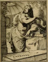 Picture 24 of 40 from Servatii Gallæi Dissertationes de sibyllis earumque oraculis, cum figuris æneis (1688), leaf 240
