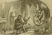 An illustration from Sesame & lilies, The two paths, & The king of the golden river (1909)