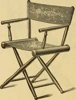 An illustration from Seventeenth annual illustrated catalogue and price list of folding chairs and invalid rolling chairs. (1879)