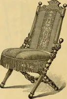 An illustration from Seventeenth annual illustrated catalogue and price list of folding chairs and invalid rolling chairs. (1879)