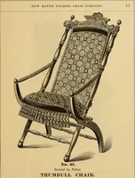 An illustration from Seventeenth annual illustrated catalogue and price list of folding chairs and invalid rolling chairs. (1879)