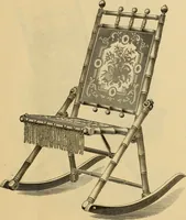 An illustration from Seventeenth annual illustrated catalogue and price list of folding chairs and invalid rolling chairs. (1879)