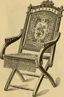An illustration from Seventeenth annual illustrated catalogue and price list of folding chairs and invalid rolling chairs. (1879)