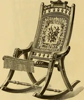 An illustration from Seventeenth annual illustrated catalogue and price list of folding chairs and invalid rolling chairs. (1879)