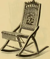 An illustration from Seventeenth annual illustrated catalogue and price list of folding chairs and invalid rolling chairs. (1879)