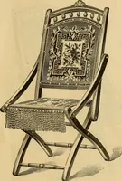 An illustration from Seventeenth annual illustrated catalogue and price list of folding chairs and invalid rolling chairs. (1879)