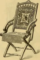 An illustration from Seventeenth annual illustrated catalogue and price list of folding chairs and invalid rolling chairs. (1879)