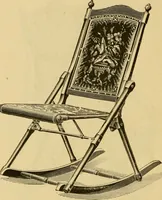 An illustration from Seventeenth annual illustrated catalogue and price list of folding chairs and invalid rolling chairs. (1879)