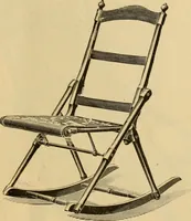 An illustration from Seventeenth annual illustrated catalogue and price list of folding chairs and invalid rolling chairs. (1879)
