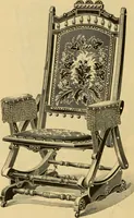 An illustration from Seventeenth annual illustrated catalogue and price list of folding chairs and invalid rolling chairs. (1879)