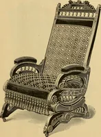 An illustration from Seventeenth annual illustrated catalogue and price list of folding chairs and invalid rolling chairs. (1879)