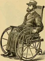 An illustration from Seventeenth annual illustrated catalogue and price list of folding chairs and invalid rolling chairs. (1879)