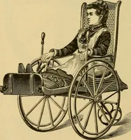 An illustration from Seventeenth annual illustrated catalogue and price list of folding chairs and invalid rolling chairs. (1879)