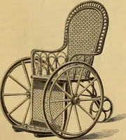An illustration from Seventeenth annual illustrated catalogue and price list of folding chairs and invalid rolling chairs. (1879)