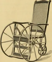 An illustration from Seventeenth annual illustrated catalogue and price list of folding chairs and invalid rolling chairs. (1879)