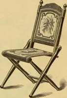 An illustration from Seventeenth annual illustrated catalogue and price list of folding chairs and invalid rolling chairs. (1879)