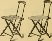 An illustration from Seventeenth annual illustrated catalogue and price list of folding chairs and invalid rolling chairs. (1879)