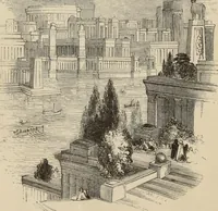 An illustration from The Seven wonders of the world, with their associations in art and history (1878)