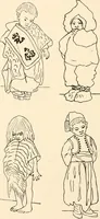 An illustration from Sewing; handicraft for girls; a graded course for city and rural schools (1918)