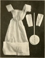 An illustration from Sewing; handicraft for girls; a graded course for city and rural schools (1918)