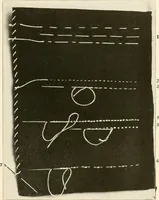 An illustration from Sewing; handicraft for girls; a graded course for city and rural schools (1918)