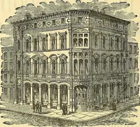 An illustration from Sewing machine gazette (1874)