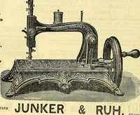 An illustration from Sewing machine gazette (1874)