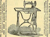 An illustration from Sewing machine gazette (1874)